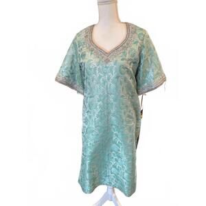 Nazila Couture Silk Brocade Tunic, Medium NWT